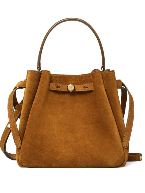 TORY BURCH ROMY SUEDE BUCKET BAG